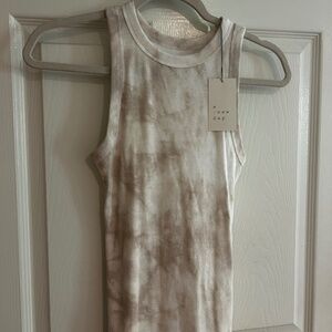 A New Day Brown Tie-Dye Tank Top | Size Small